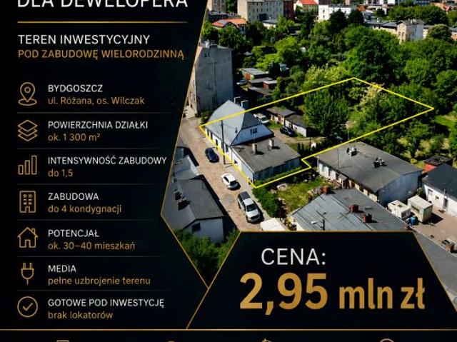 Różana 1 328 m², Bydgoszcz