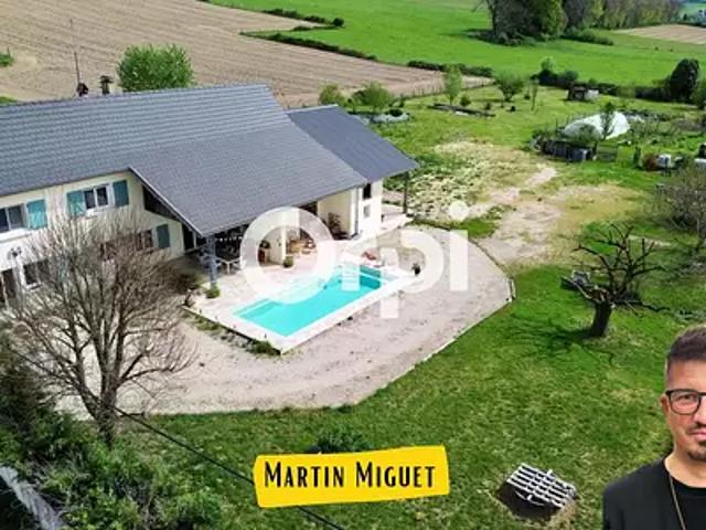 Romagnieu 38480 Achat / Vente maison 8 pièces t8 piscine jardin