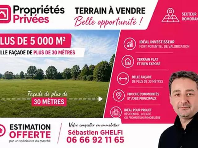 Romorantin Lanthenay 41200 Achat / Vente terrain