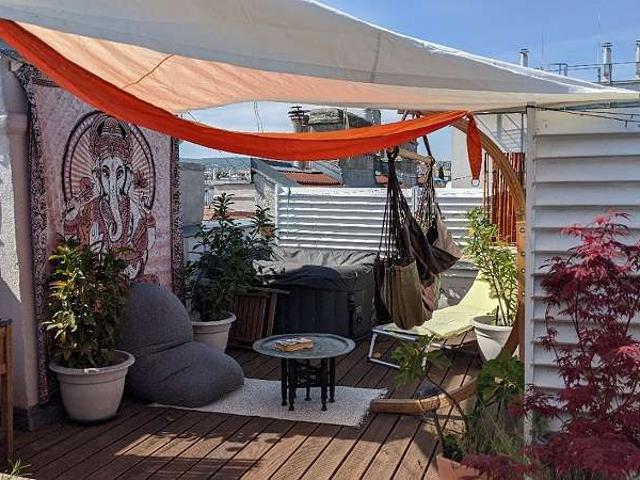 Rooftop Maisonette with Terrace, Roof garden 145m2 fully furnished