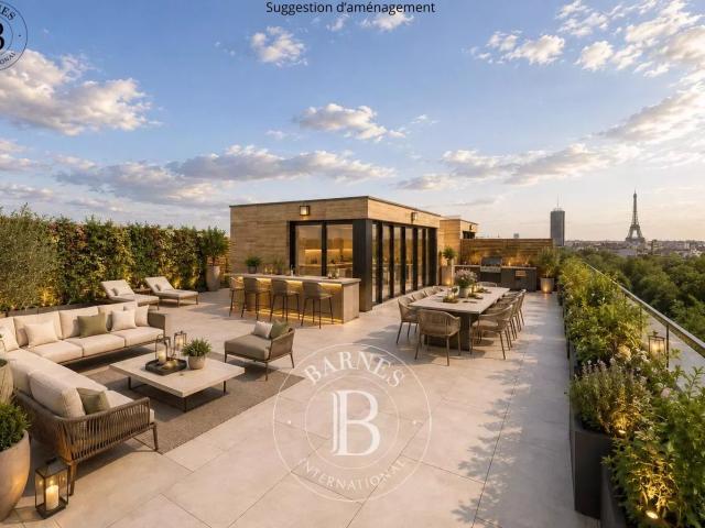 Rooftop d’exception 6 pièces à Neuilly sur Seine