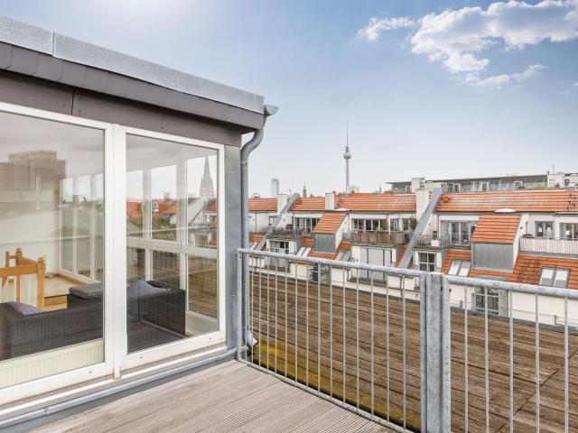 Rooftop Vista Exklusives Penthouse mit Panorama Blick zwischen Naturkundemuseum & Scheunenviertel