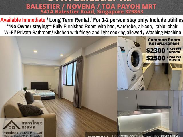 room / NOVENA / Master room / 2,3 pax stay / Available Immediately