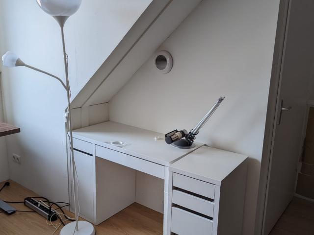 Room at the attic in modern quality house