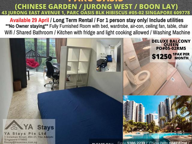 room / Chinesee Gardern, Jurong West, Boon Lay / Common room / 1pax stay / Available April