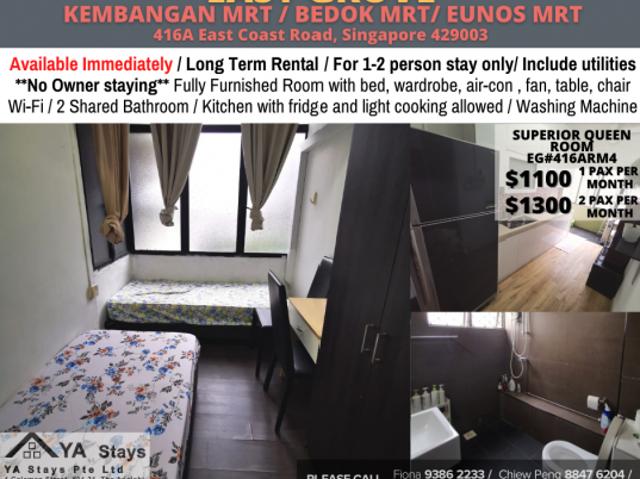 Room For Rent East Coast Marine Parade