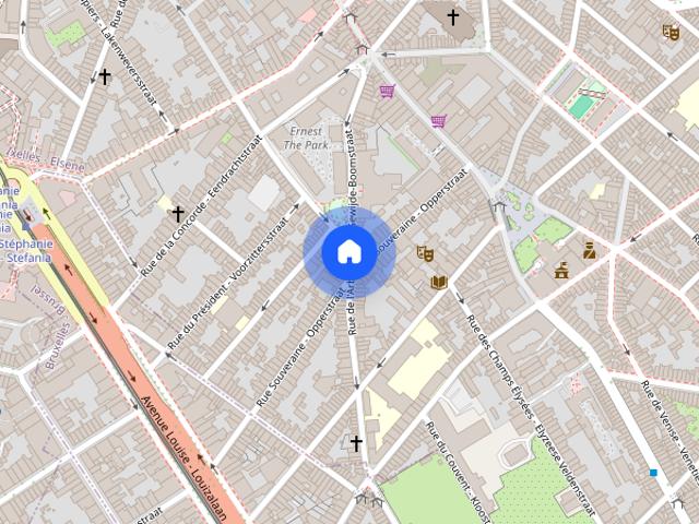 Room for rent in 3 bedroom apartment in Ixelles, Brussels
