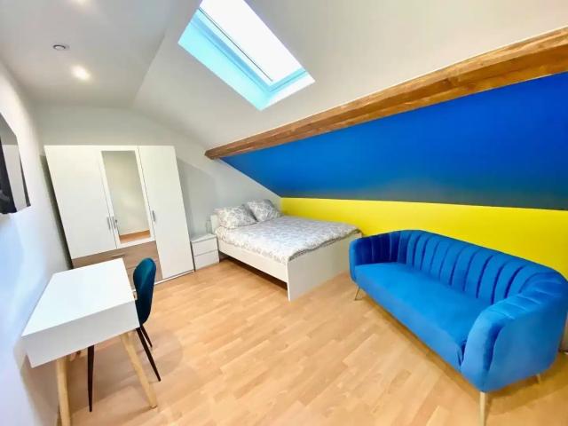 Room in a 14 Bedroom Apartment, Valenciennes Street, Gagny, France 93220