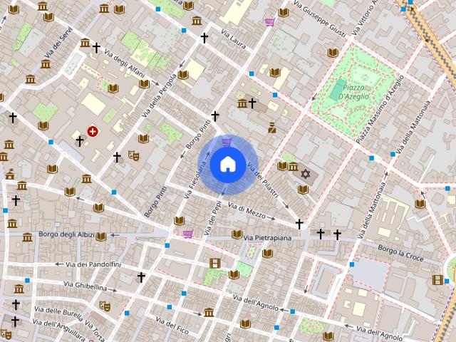 Room in a shared flat for rent in Santa Croce, Florence