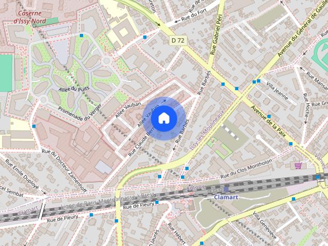 Room in a shared 11 bedroom apartment for rent in Issy les Moulineaux