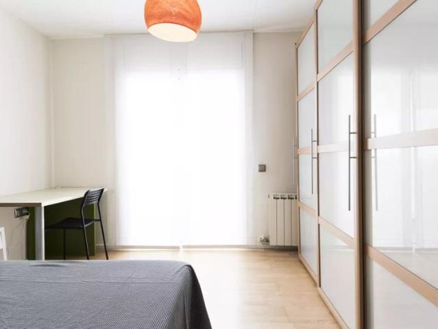 Room in a shared 4 bedroom apartment for rent in el Raval, suitable for professionals and students