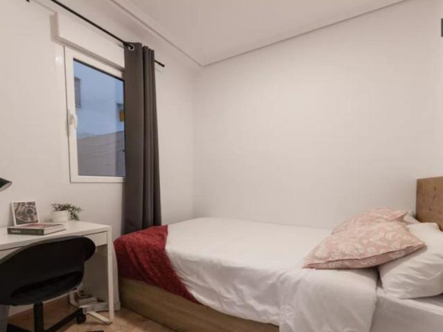 Room in a shared 4 bedroom apartment for rent in Russafa