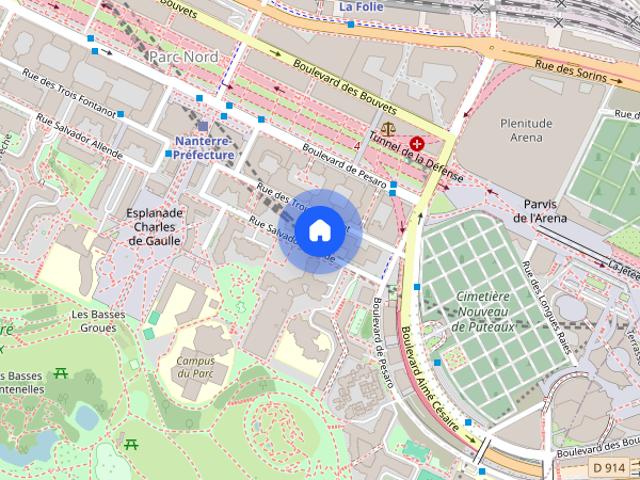 Room in shared flat for rent in Parc Nord, Nanterre