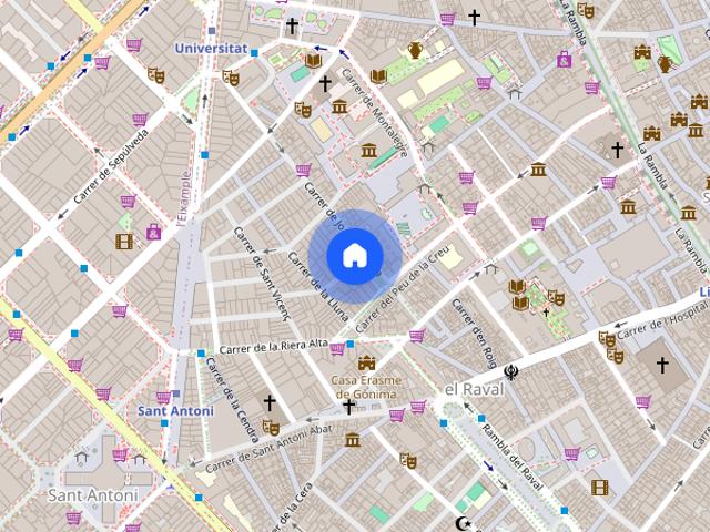 Room in shared apartment for rent in El Raval, Barcelona