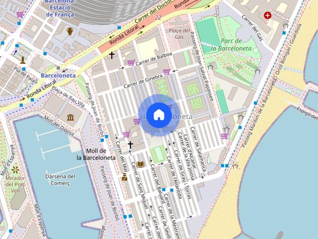 Room in shared flat for rent in La Barceloneta, Barcelona