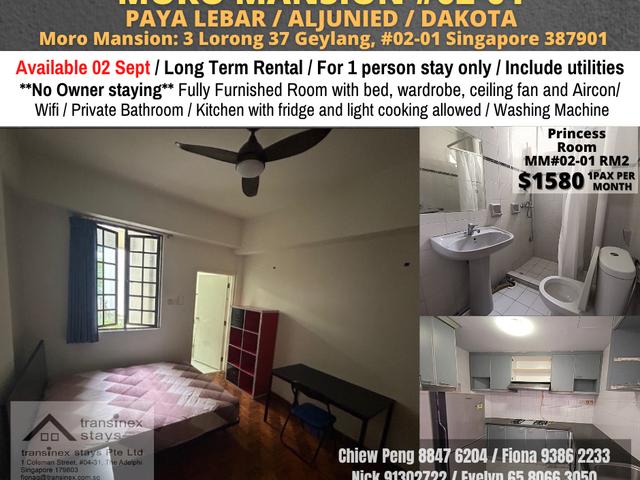 room / Paya leybar, Dakota / Master room / 1pax stay / Available 2 Sept
