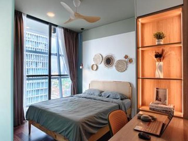 Room rental Coliving EnSuite Bathroom The Fennel with KLCC view