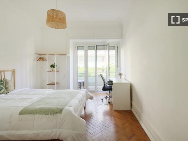 Quarto em apartamento partilhado para alugar em Lisboa