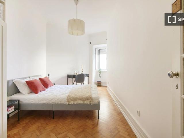 Quarto em apartamento partilhado para alugar em Lisboa