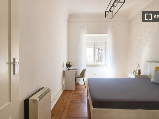 Quarto em apartamento partilhado para alugar em Lisboa