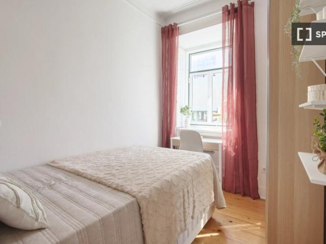 Quarto em apartamento compartilhado de 5 quartos em Lisboa