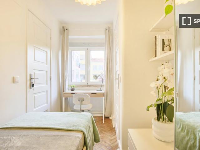 Quarto em apartamento partilhado para alugar em Lisboa