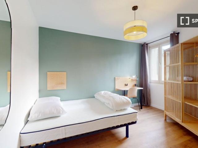 Chambre dans un appartement partagé de 12 chambres, Vaugirard, Paris
