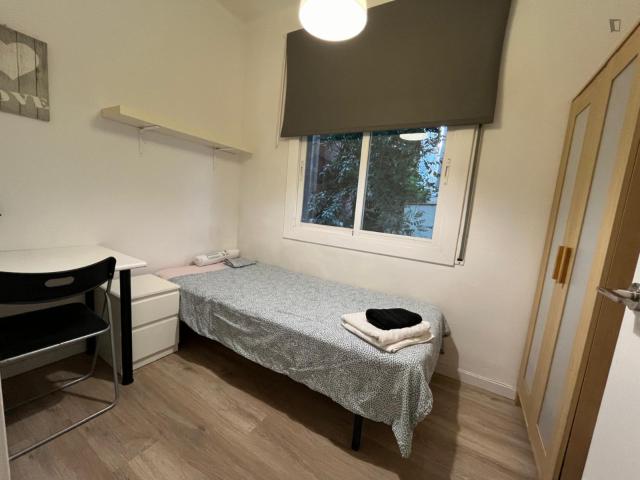 ROOM 2 Suitable single bedroom in a 4 bedroom apartment in Vila de Gràcia