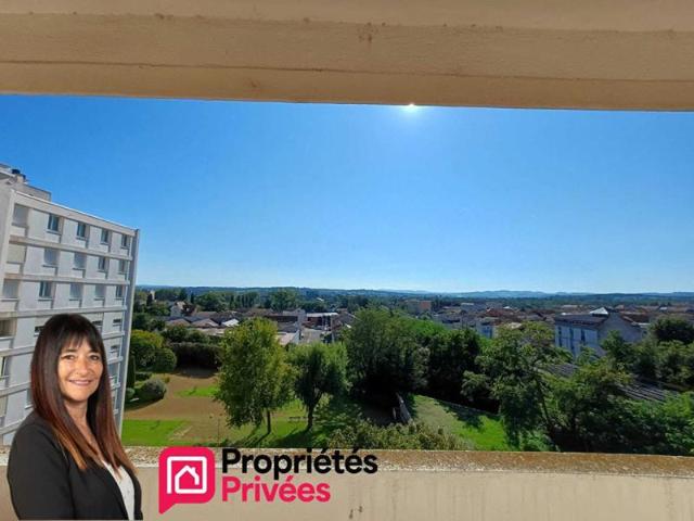Roanne centre T5 avec balcon, vue dégagée et garage