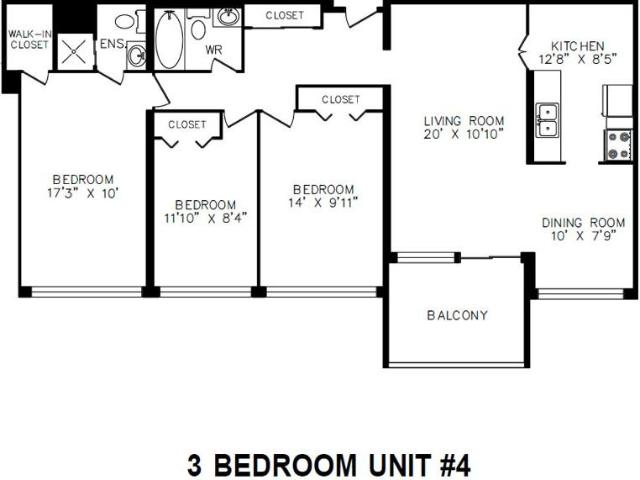 Robinson Place Apartments 3 Bedroom Apartment for Rent at 33 Robinson St, Hamilton, ON L8P 1Y8 Durand