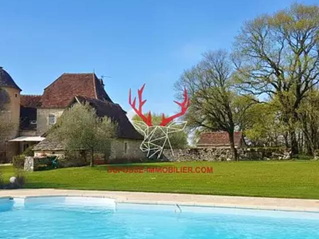 Rocamadour 46500 Achat / Vente maison 6 pièces t6 au dernier étage piscine