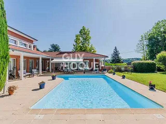Rochetaillée sur Saône 69270 Achat / Vente maison 7 pièces t7 piscine cave