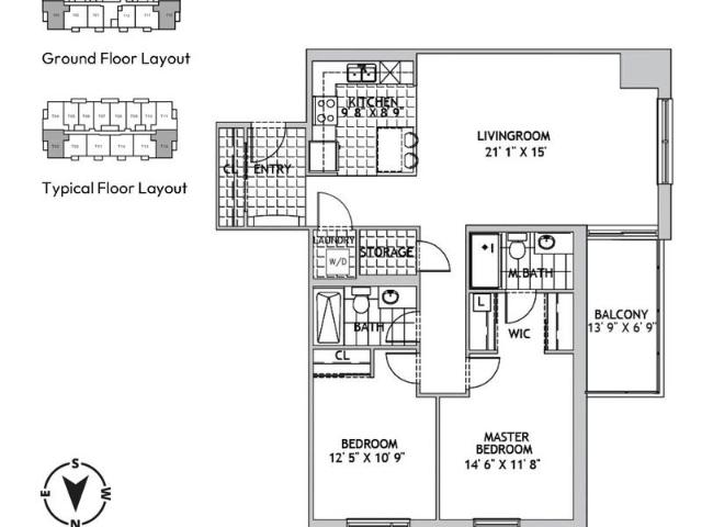 Rockwell Place III 2 Bedroom Apartment for Rent at 1600 Rockwell Dr, Kingston, ON K7M 0L2 Gardiners