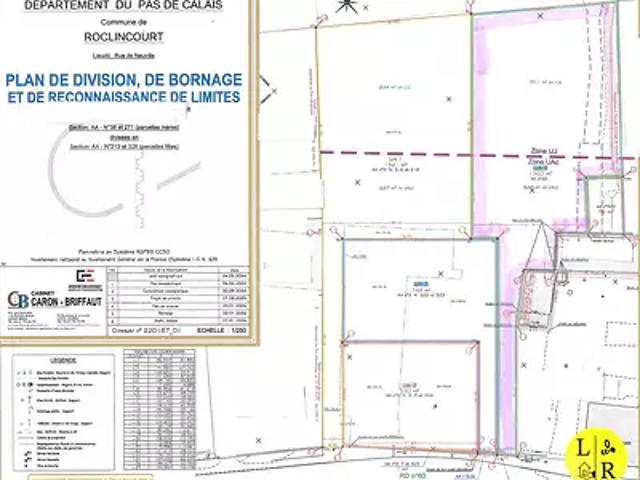 Roclincourt 62223 Achat / Vente terrain