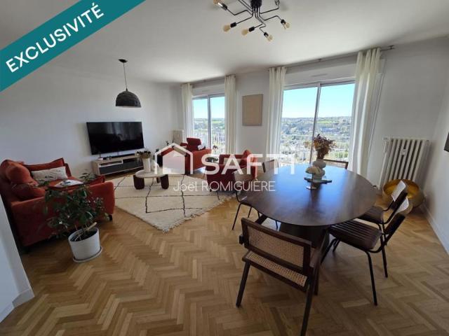 Rodez Centre – Duplex T4 de 147 m² au 7ème et dernier étage avec balcon