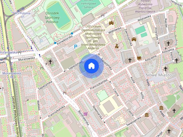 Śródmieście Nowe Miasto Ogrodzona Kamienica