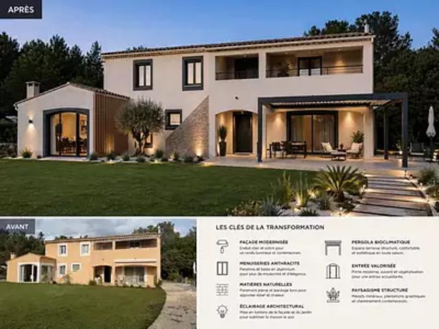 Rognes 13840 Achat / Vente maison 7 pièces t7 piscine