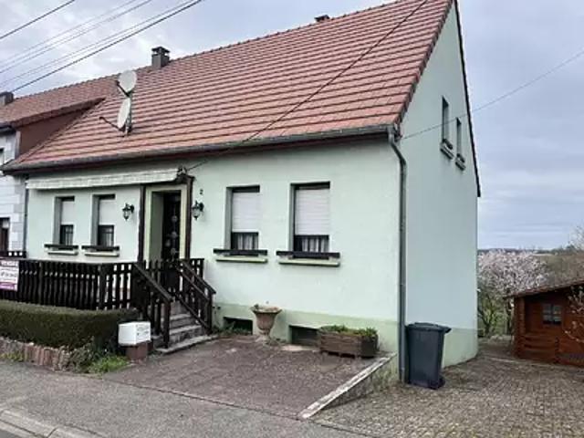 Rohrbach lès Bitche 57410 Achat / Vente maison 6 pièces t6 terrasse balcon