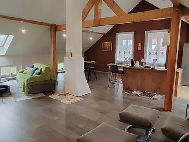 Rohrbach lès Bitche 57410 Location appartement 3 pièces t3 au dernier étage cave