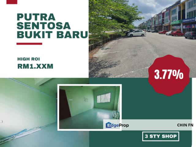 ROI 3.77% 3 Sty Putra Sentosa Manipal Bukit Baru Melaka