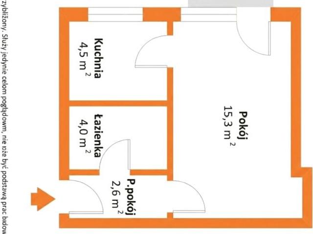 Rojna 26,40 m², Łódź