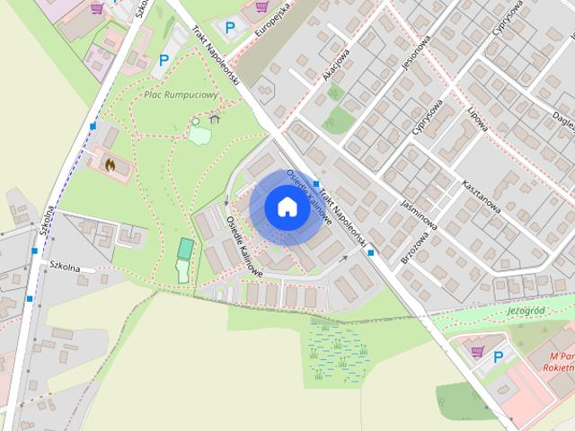 Rokietnica umeblowane 2 pok, balkon,parking
