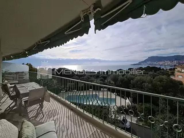 Roquebrune Cap Martin 06190 Achat / Vente appartement 4 pièces t4 piscine