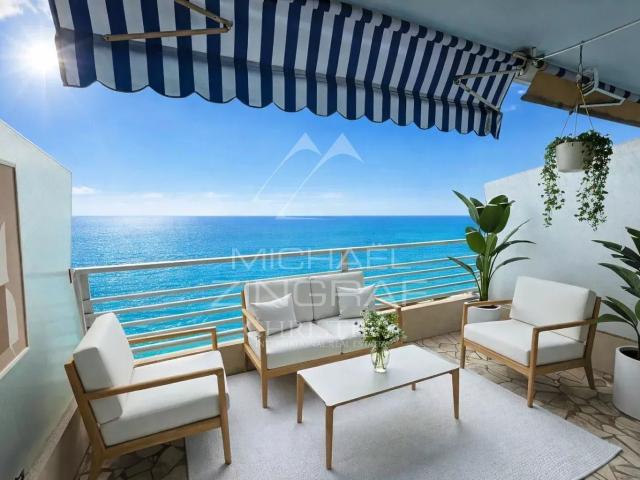 Roquebrune cap Martin Appartement face des plages 67m² Menton