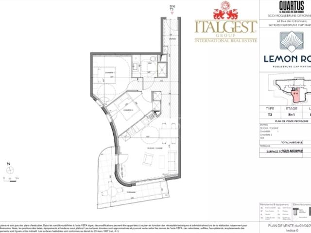 Roquebrune Cap Martin – Lemon Roc · Appartement 3 pièces neuf avec terrasse, livraison 2028, frais de notaire réduits et 2 parkings inclus