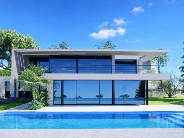 Roquebrune Cap Martin–Villa à rénover avec vue mer et projet de villa contemporaine avec permis purgé, à proximité de Monaco