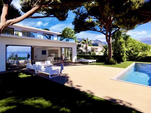 Roquebrune Cap Martin VILLA Neuve CONTEMPORAINE VUE MER AVEC PISCINE À DÉBORDEMENT, 3 parkings garage