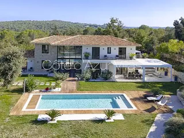 Roquefort les Pins 06330 Achat / Vente maison 8 pièces t8 piscine