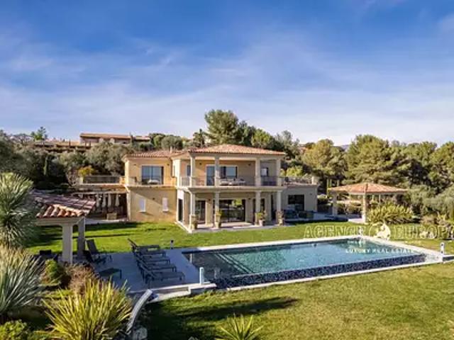 Roquefort les Pins 06330 Achat / Vente maison 8 pièces t8 piscine