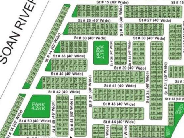 Rose Garden zone 1 Corner plot no 875 With Extraland Availabe Rawalpindi Bahria Town Rawalpindi ID 36382